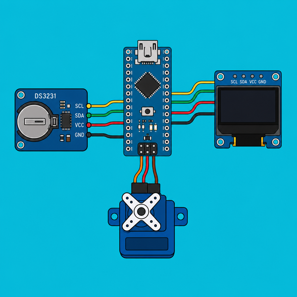 Arduino Nano DS3231: Timed pill dispenser alerts | ShillehTek