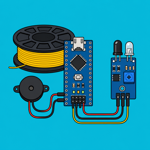 Arduino Nano IR Obstacle Sensor: Filament Run-Out Alarm | ShillehTek