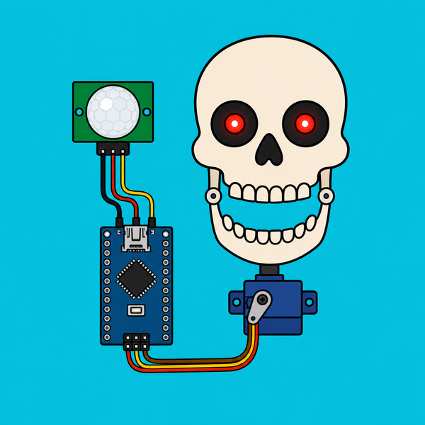 Arduino Nano PIR Sensor: Animated Skull Control | ShillehTek