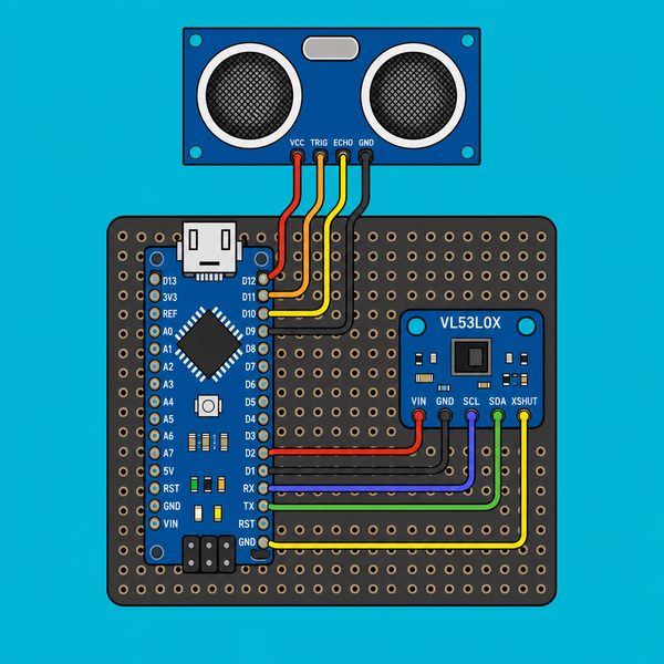 Arduino Nano HC-SR04 vs VL53L0X: Pick right sensor | ShillehTek
