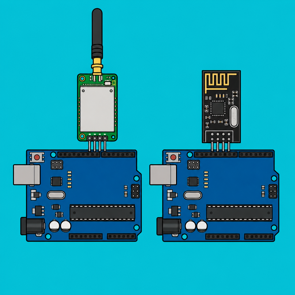 Arduino LoRa vs NRF24L01+: Choose the right radio | ShillehTek