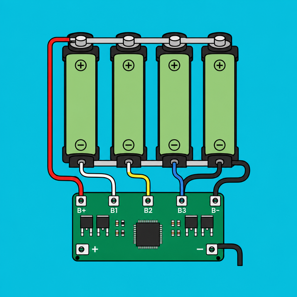 4S 18650 BMS: Build a Repairable Battery Pack | ShillehTek