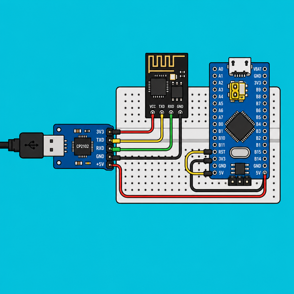 CP2102 USB-to-TTL: Flash ESP-01 and STM32 boards | ShillehTek