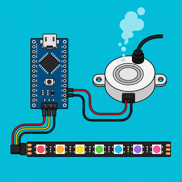 Arduino Nano Ultrasonic Mist Maker: DIY Diffuser Control | ShillehTek