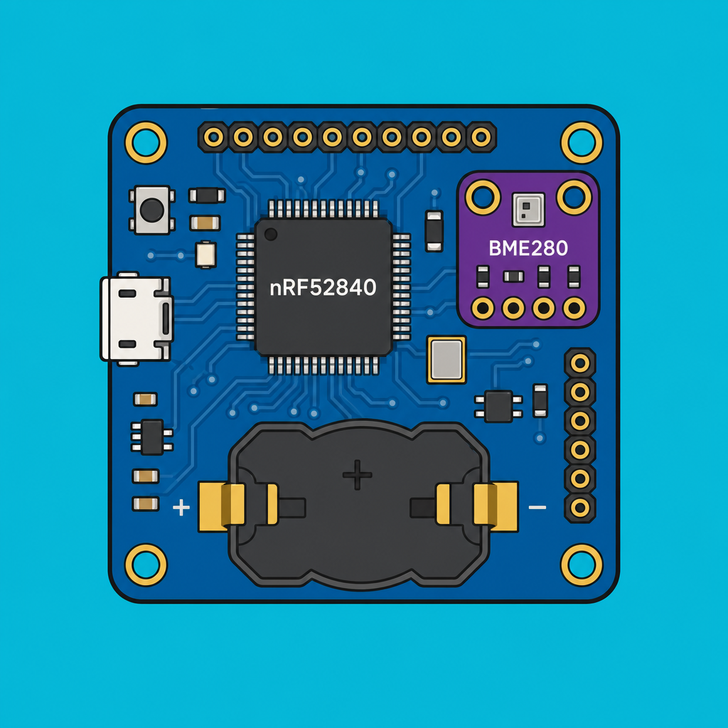 XIAO nRF52840 BME280: Build a BLE Temp Sensor | ShillehTek