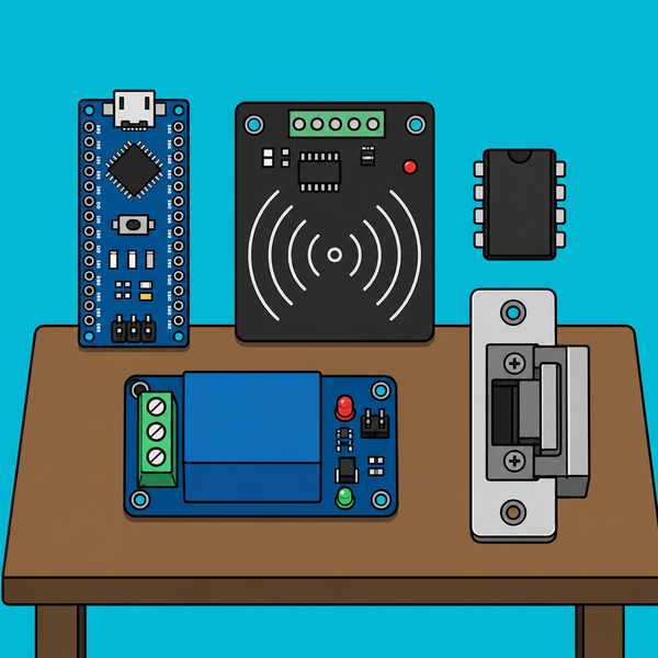 Arduino Nano EM4100 RFID: EEPROM multi-card door lock | ShillehTek
