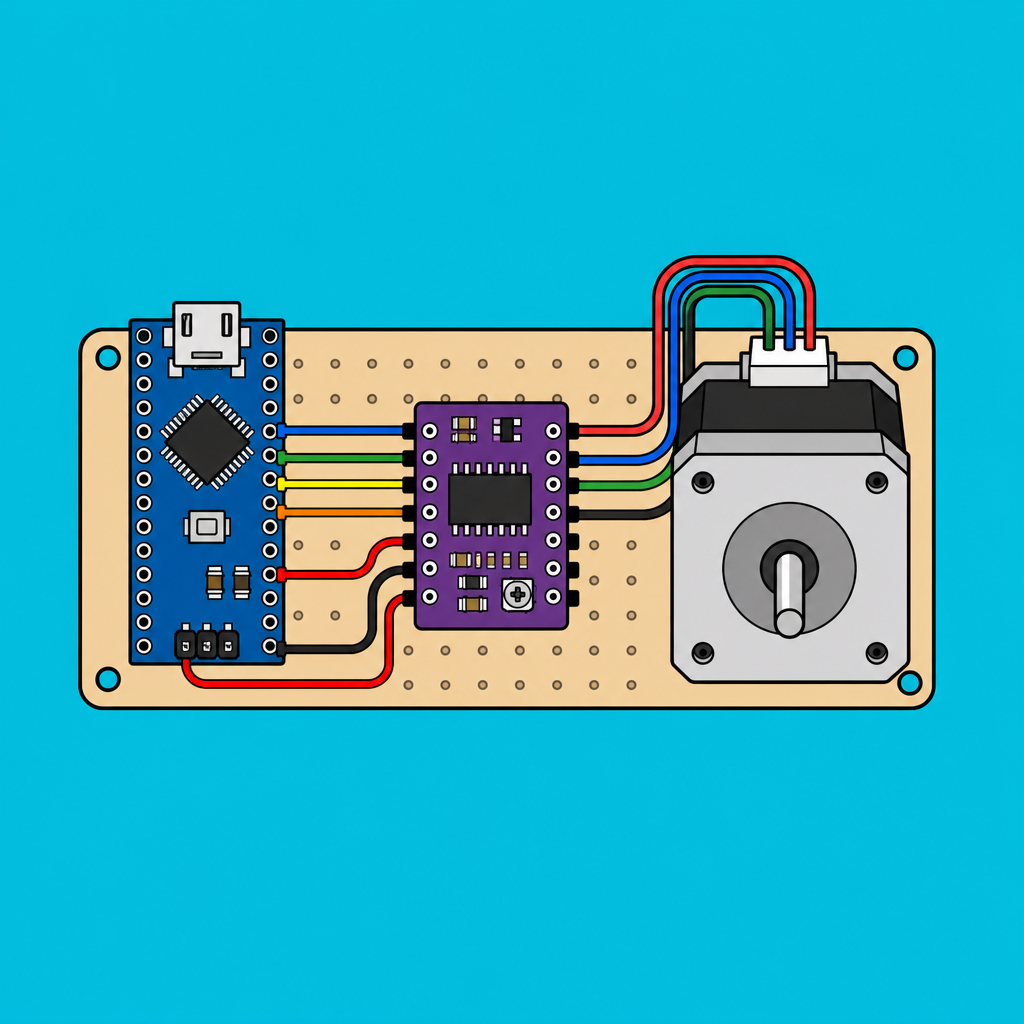 Arduino Nano DRV8825: Smooth NEMA 17 Motor Control | ShillehTek