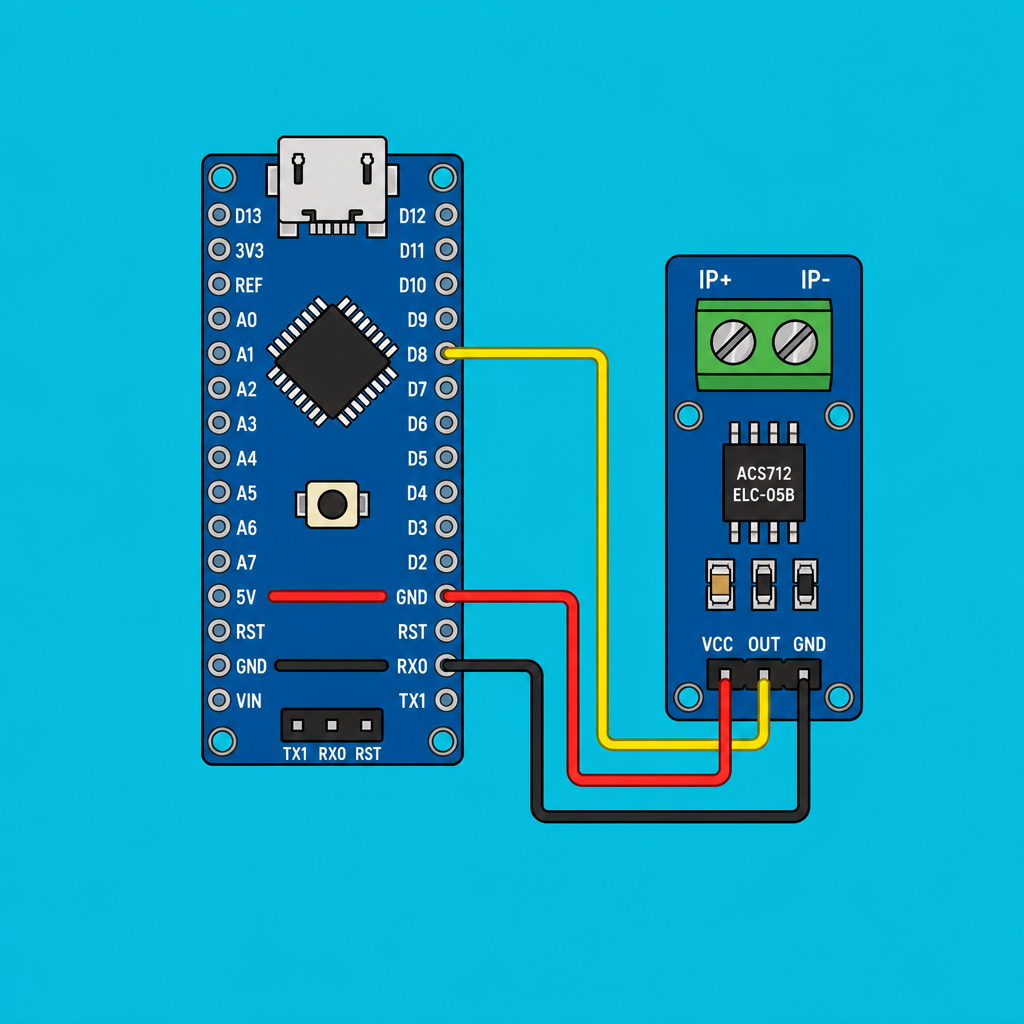 Arduino Nano + ACS712: Measure AC/DC Current Up to 30A | ShillehTek