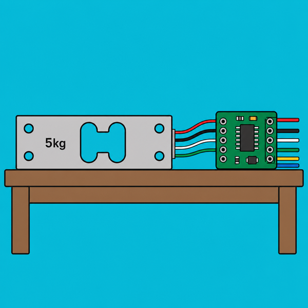 Build an Arduino Digital Scale with a 5kg Load Cell and HX711 Amplifier