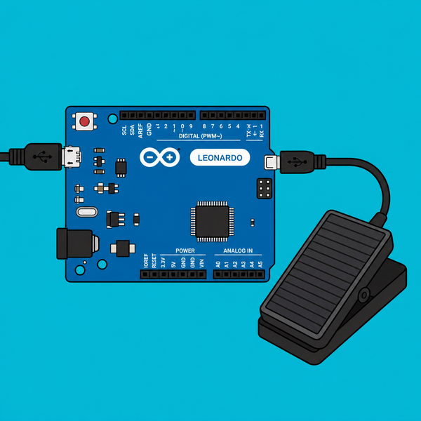 Arduino Leonardo USB HID: Build a Foot Pedal Keyboard | ShillehTek