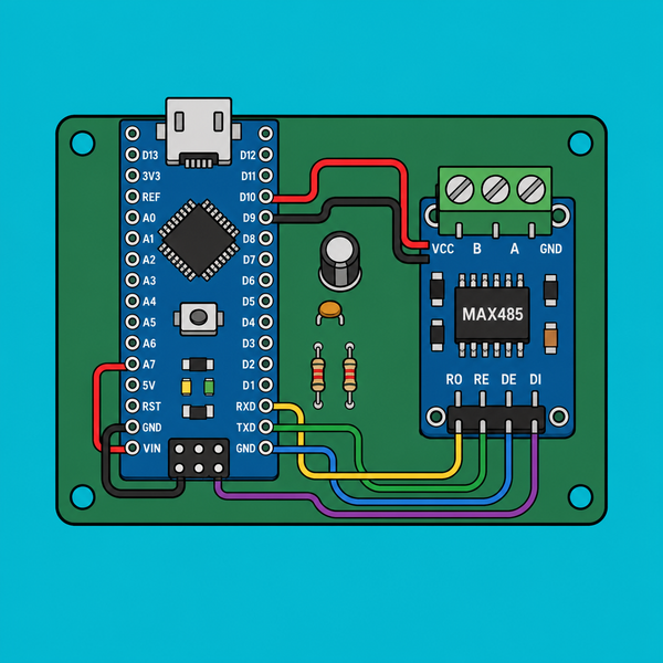 Arduino Nano MAX485: Build a Modbus RTU Slave | ShillehTek
