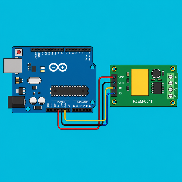Arduino PZEM-004T: Fast AC Power and kWh Readings | ShillehTek