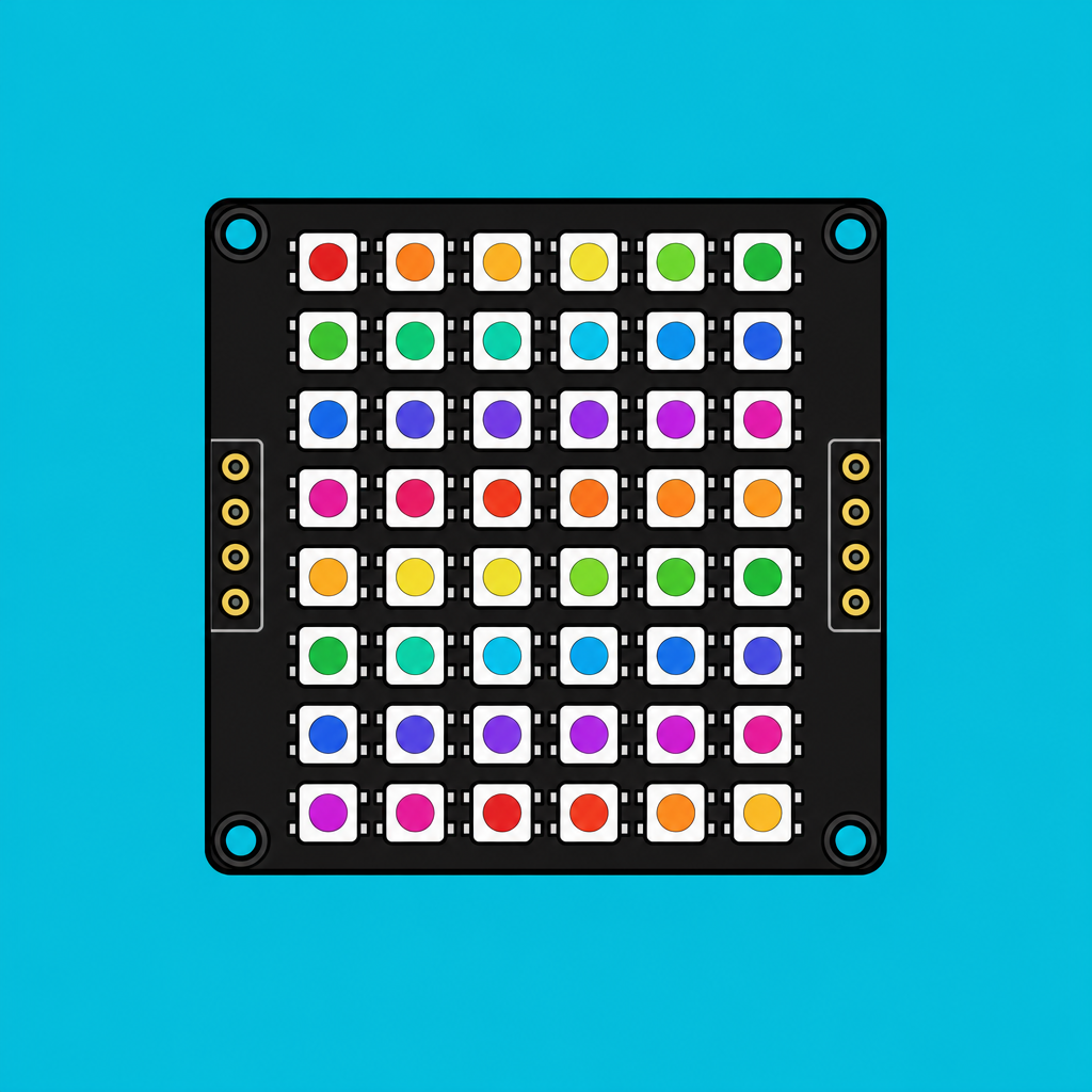 Arduino WS2812 8x8 Matrix: Play Pixel Art Animations | ShillehTek