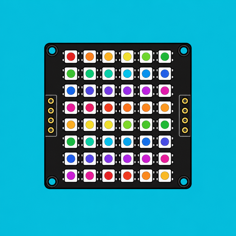 Arduino WS2812 8x8 Matrix: Play Pixel Art Animations | ShillehTek