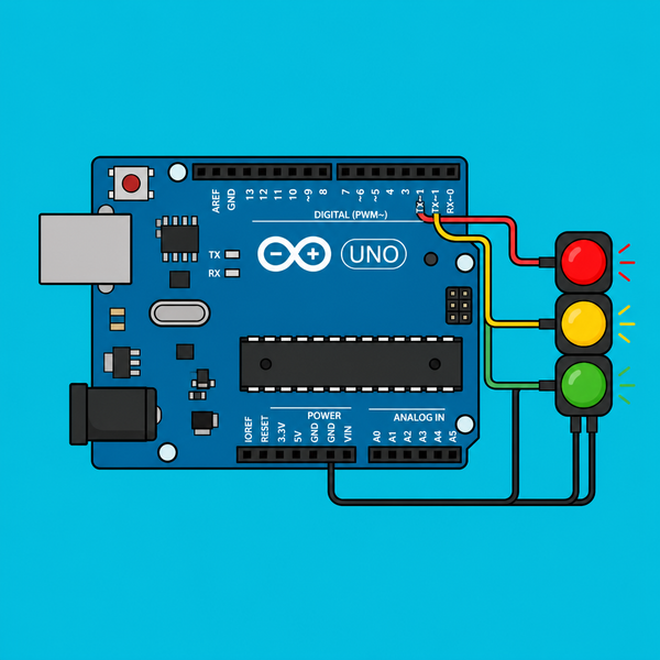 Arduino Uno LED Traffic Light: Build a Sequencing Controller | ShillehTek
