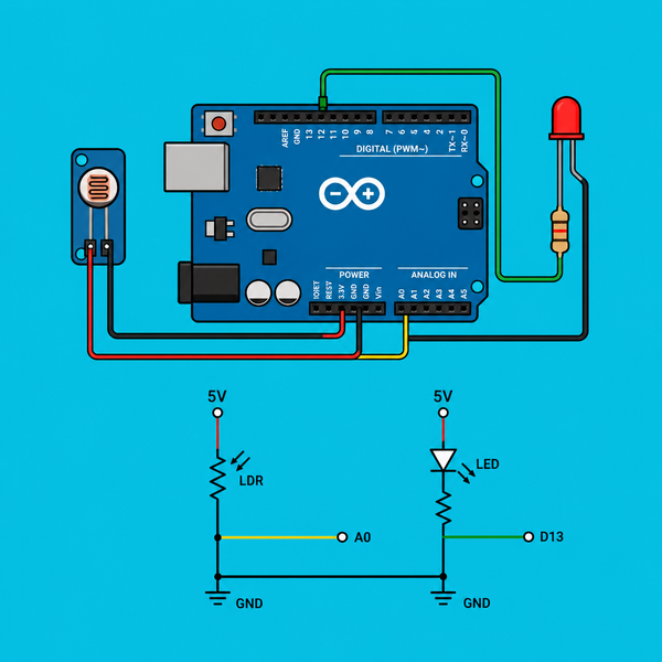 Arduino Uno LDR: Build an Automatic Night Light | ShillehTek