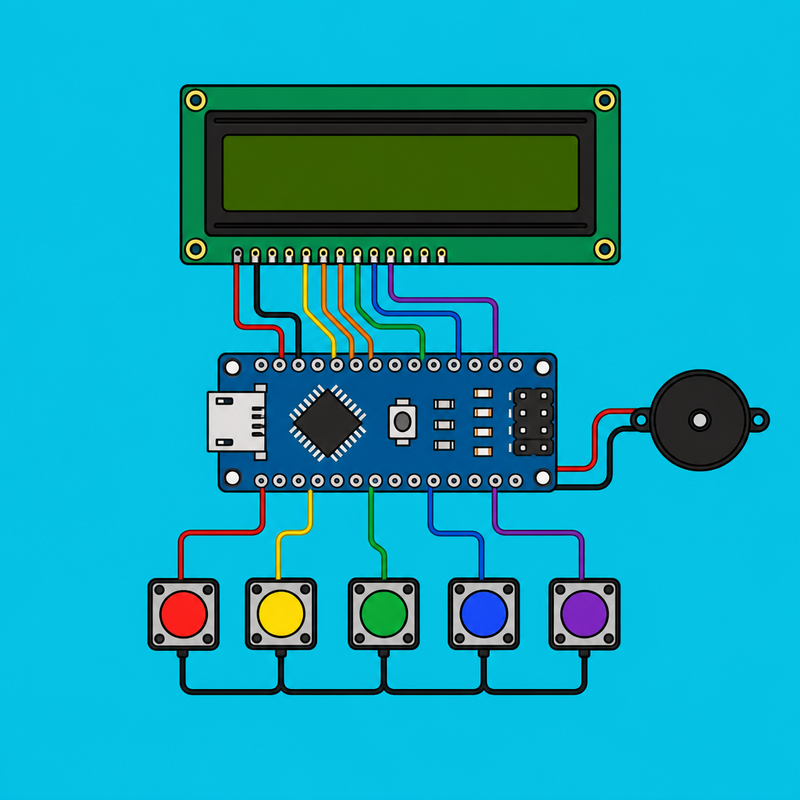 Arduino Nano LCD1602: Build a Whack-a-Mole Game | ShillehTek