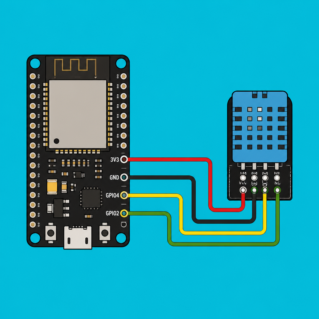 ESP32 DHT11 MQTT: Home Assistant dashboard sensor | ShillehTek