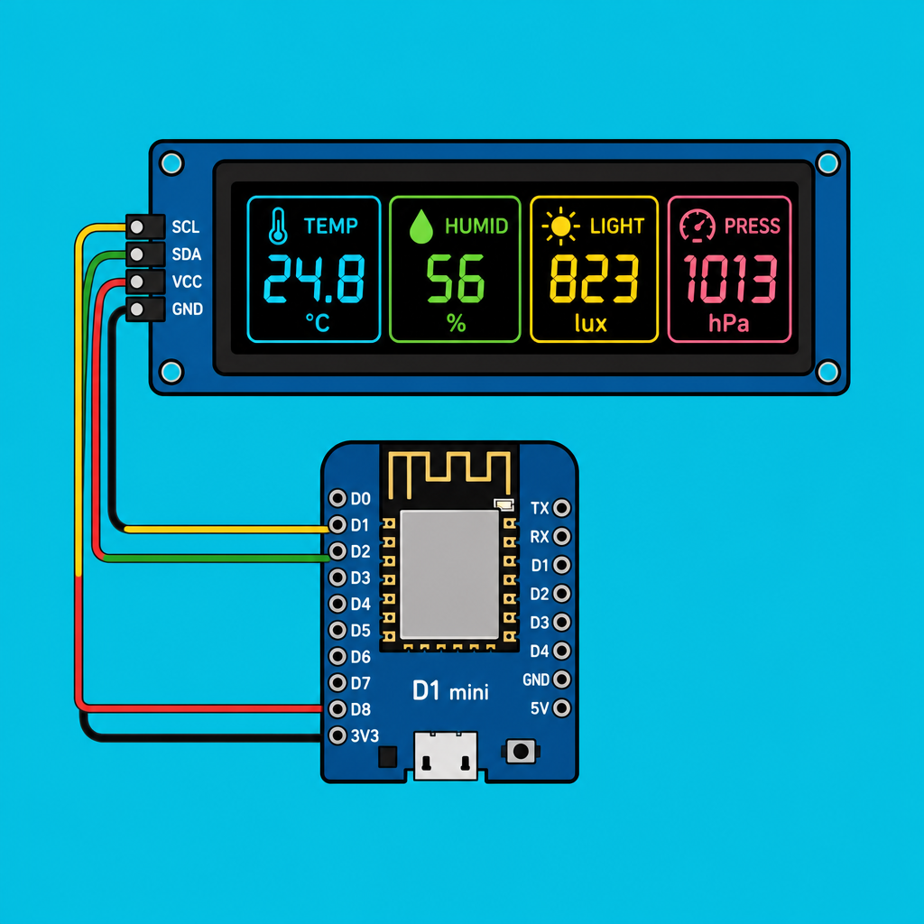 D1 Mini I2C LCD: Live YouTube Stats Display | ShillehTek