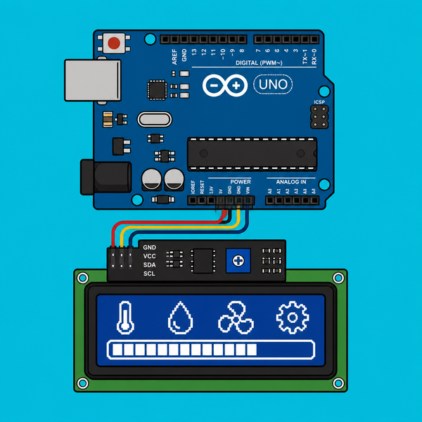 Arduino Uno 16x2 LCD: Custom Icons and Animations | ShillehTek