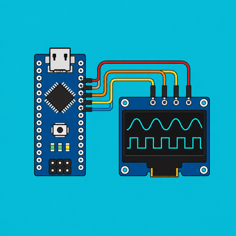 Arduino Nano OLED: Triggered Waveforms to ~30 kHz | ShillehTek