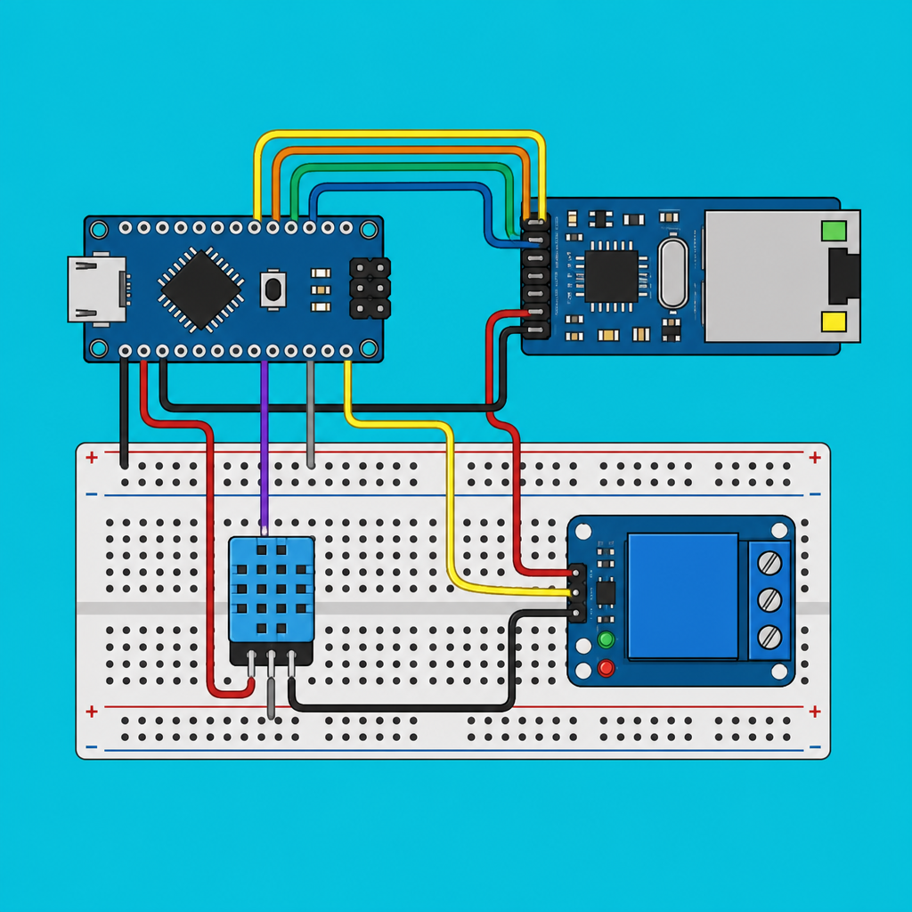 Arduino Nano W5500: Ethernet Web Server with JSON API | ShillehTek
