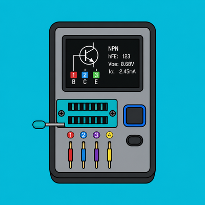 LCR-T4 Transistor Tester: Identify parts and pinouts | ShillehTek