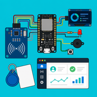 ESP32 RC522: RFID Attendance Dashboard + CSV Export | ShillehTek