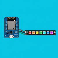 ESP8266 D1 Mini WS2812B: Phone Web Control | ShillehTek