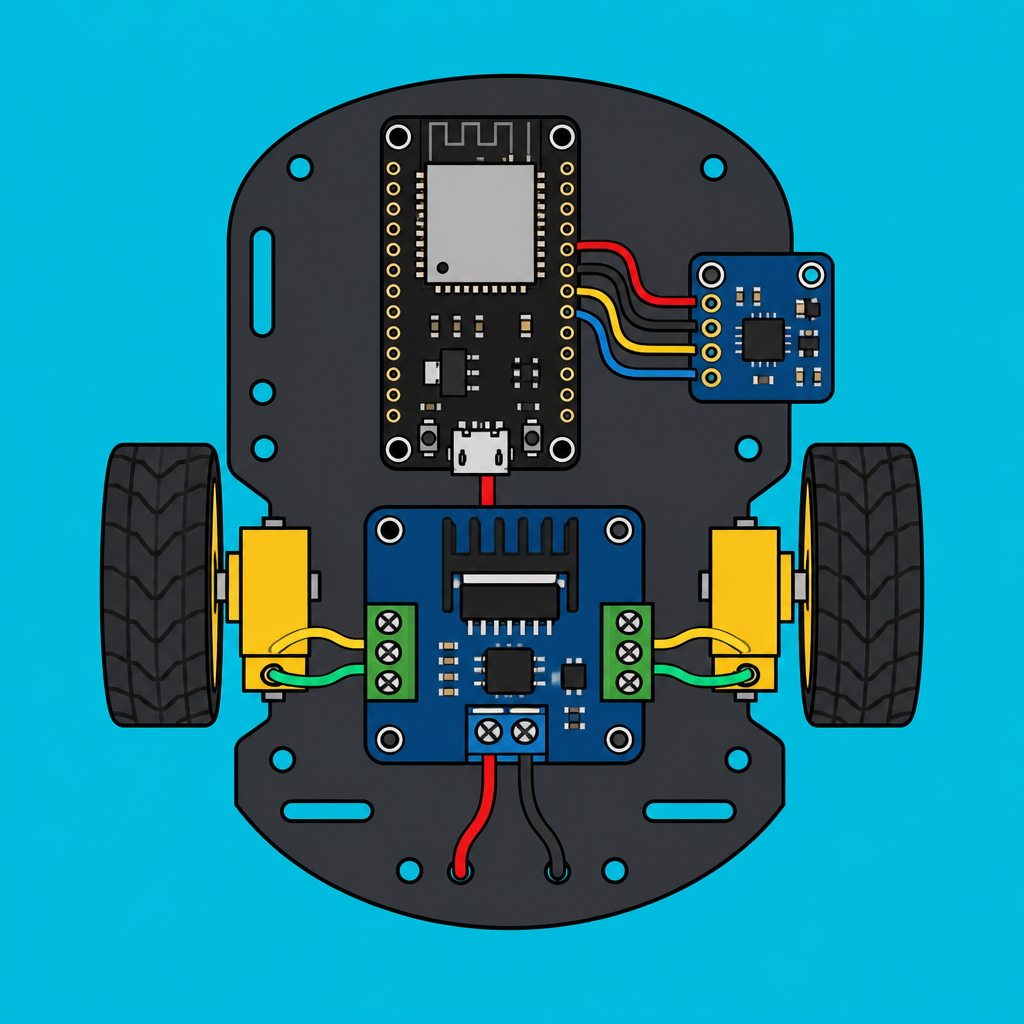 ESP32 MPU6050: Gesture-Control a Robot Car | ShillehTek