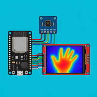ESP32 AMG8833: Interpolated Thermal Heat Map on TFT | ShillehTek