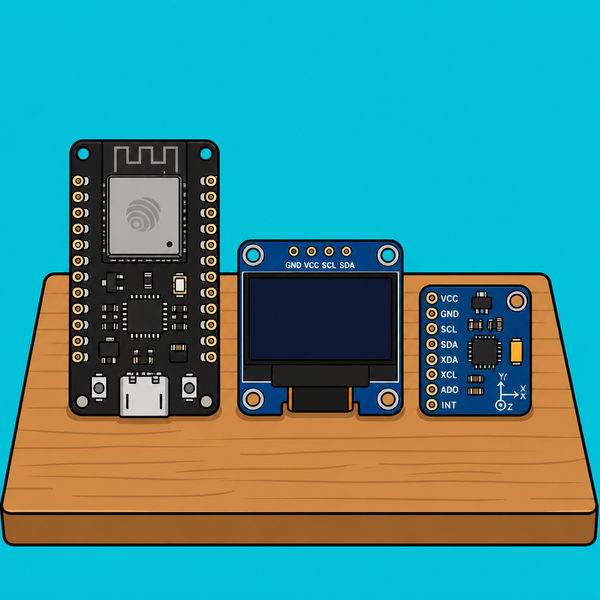 ESP32-C3 OLED MPU6050: Build a reactive desk pet | ShillehTek