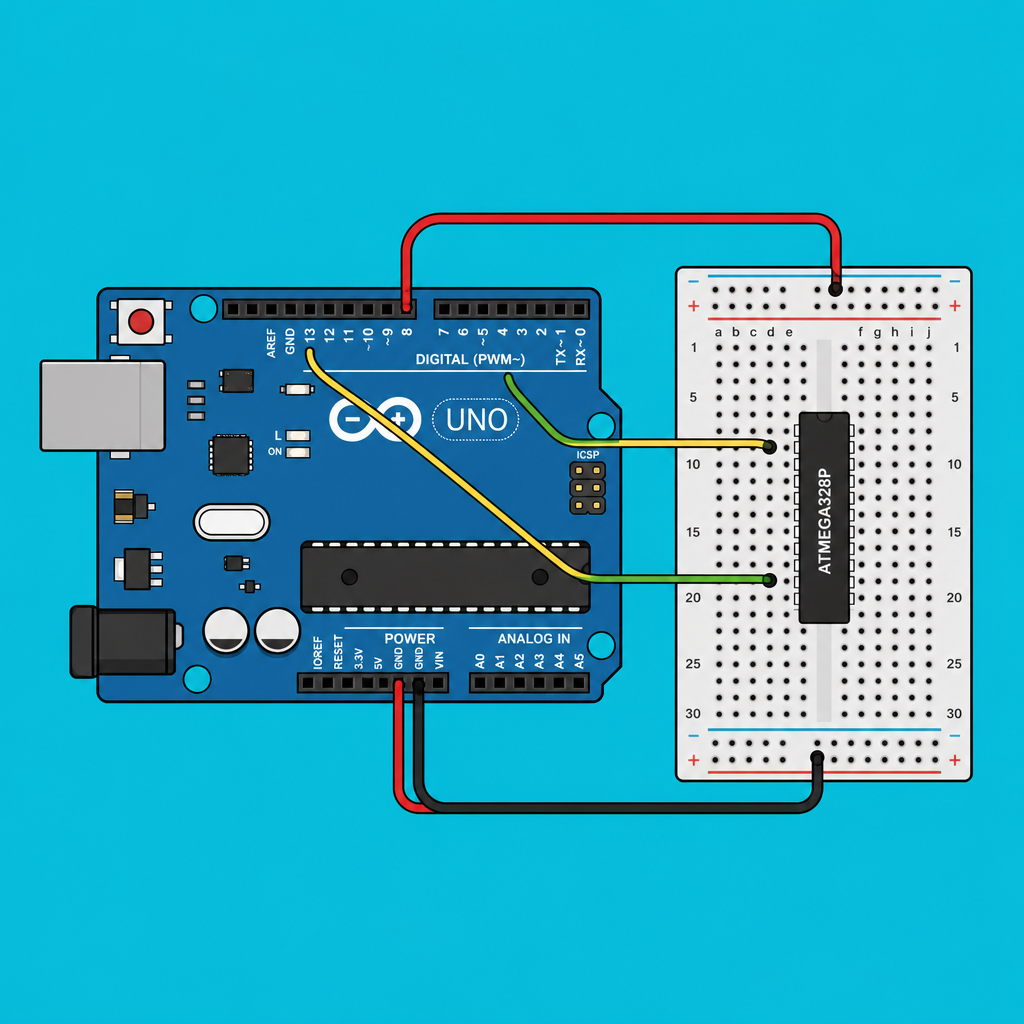 Arduino Uno ATmega328P: Burn 8 MHz Bootloader | ShillehTek