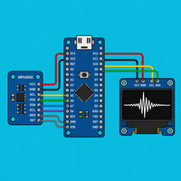 Arduino Nano MPU6050: OLED Seismogram STA/LTA Alarm | ShillehTek