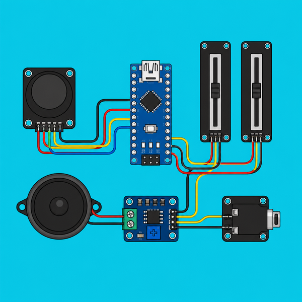 Arduino Nano Mozzi: Phase-Mod Drone Synth with Joystick | ShillehTek