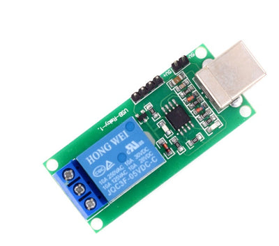 USB Control Module 1-Channel 5V Relay Module (No Driver Needed) | ShillehTek Product Manual