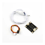 Analog TDS water quality sensor kit with black TDS Meter V1.0 board, white probe and connecting cable, angled view