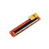 10K slide potentiometer module with yellow slider for Arduino and ESP32 projects