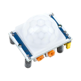 ShillehTek HC-SR501 PIR motion sensor angled view with yellow jumper clip