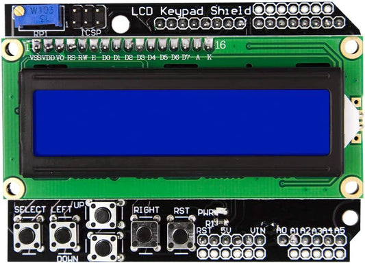 ShillehTek LCD1602 16x2 Keypad Shield for Arduino Raspberry Pi