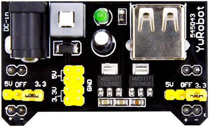 SHILLEHTEK MB102 Breadboard Power Supply Module 3.3V/5V Arduino