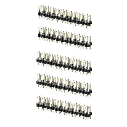 ShillehTek 5pcs Dual Male Header Pins for Raspberry Pi GPIO