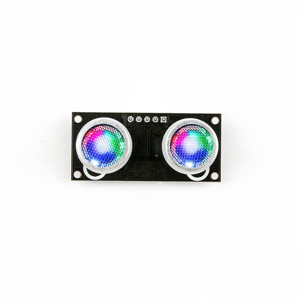 ShillehTek HC-SR04 Ultrasonic Distance Sensor with RGB light emitting colorful spectrum