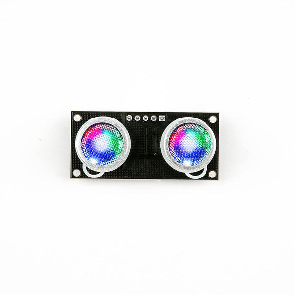 ShillehTek HC-SR04 Ultrasonic Distance Sensor with RGB light emitting colorful spectrum