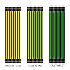 ShillehTek 120pcs 20cm female to female Dupont wires for Arduino Raspberry Pi