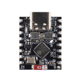Top view of black ESP32-C3 4MB Pre-Soldered WiFi Dev Board for Arduino