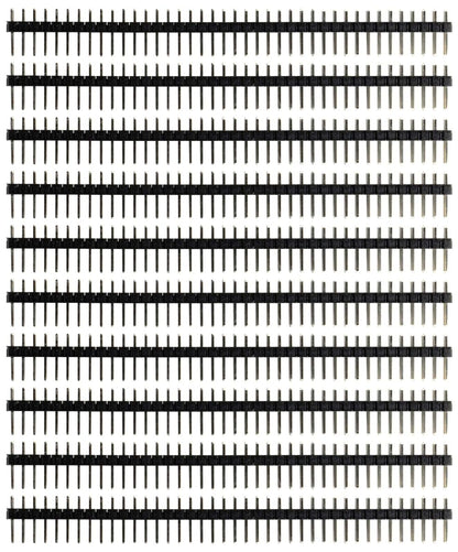 ShillehTek 10pcs 1x40 Male Pin Header 2.54mm for Arduino Pi