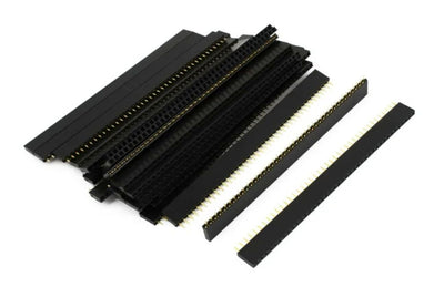 ShillehTek 20pcs 1x40 Female Header Pins 2.54mm for Arduino Pi
