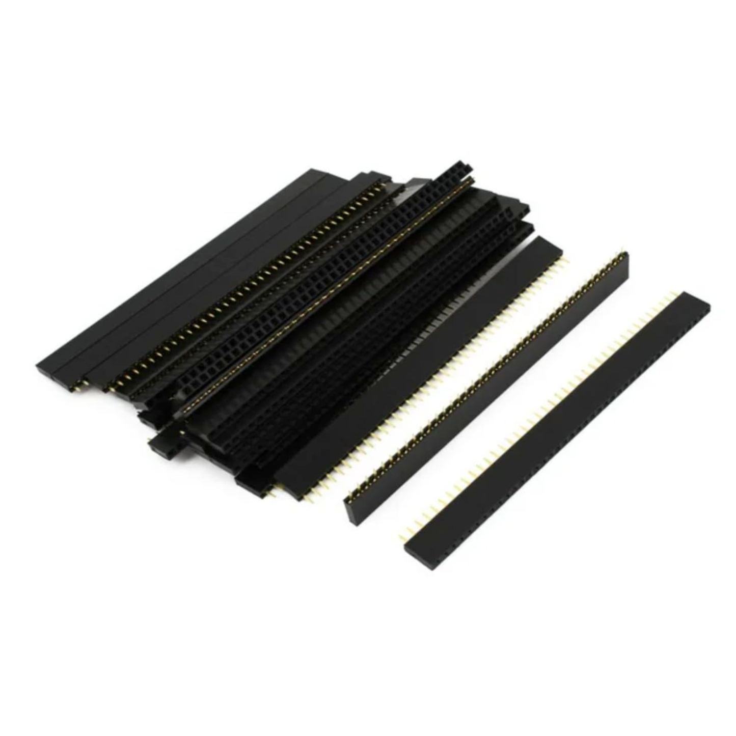 Set of ShillehTek 20pcs 1x40 female header pins 2.54mm for Arduino Pi