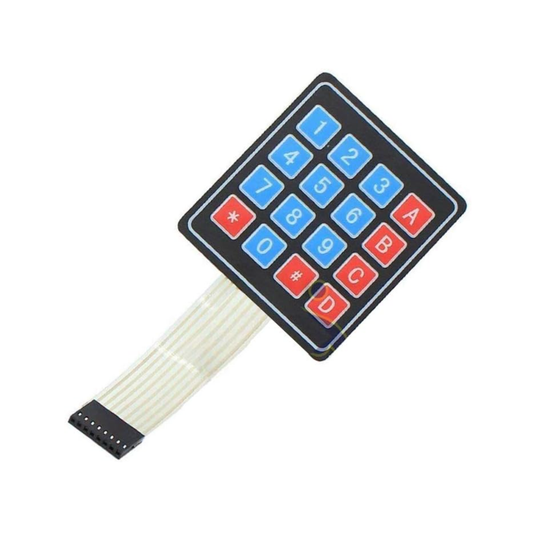 Arduino 4x4 Membrane Keypad: Read Keys in Serial | ShillehTek